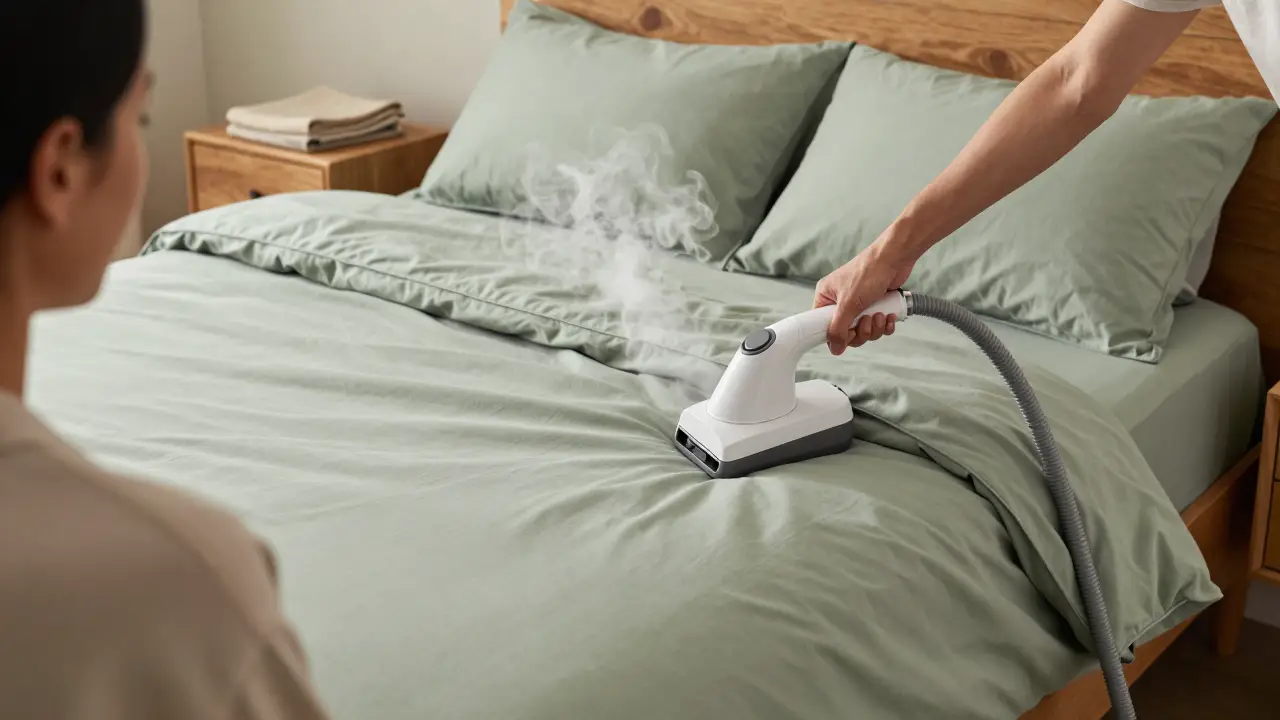 best fabric steamers for bedding