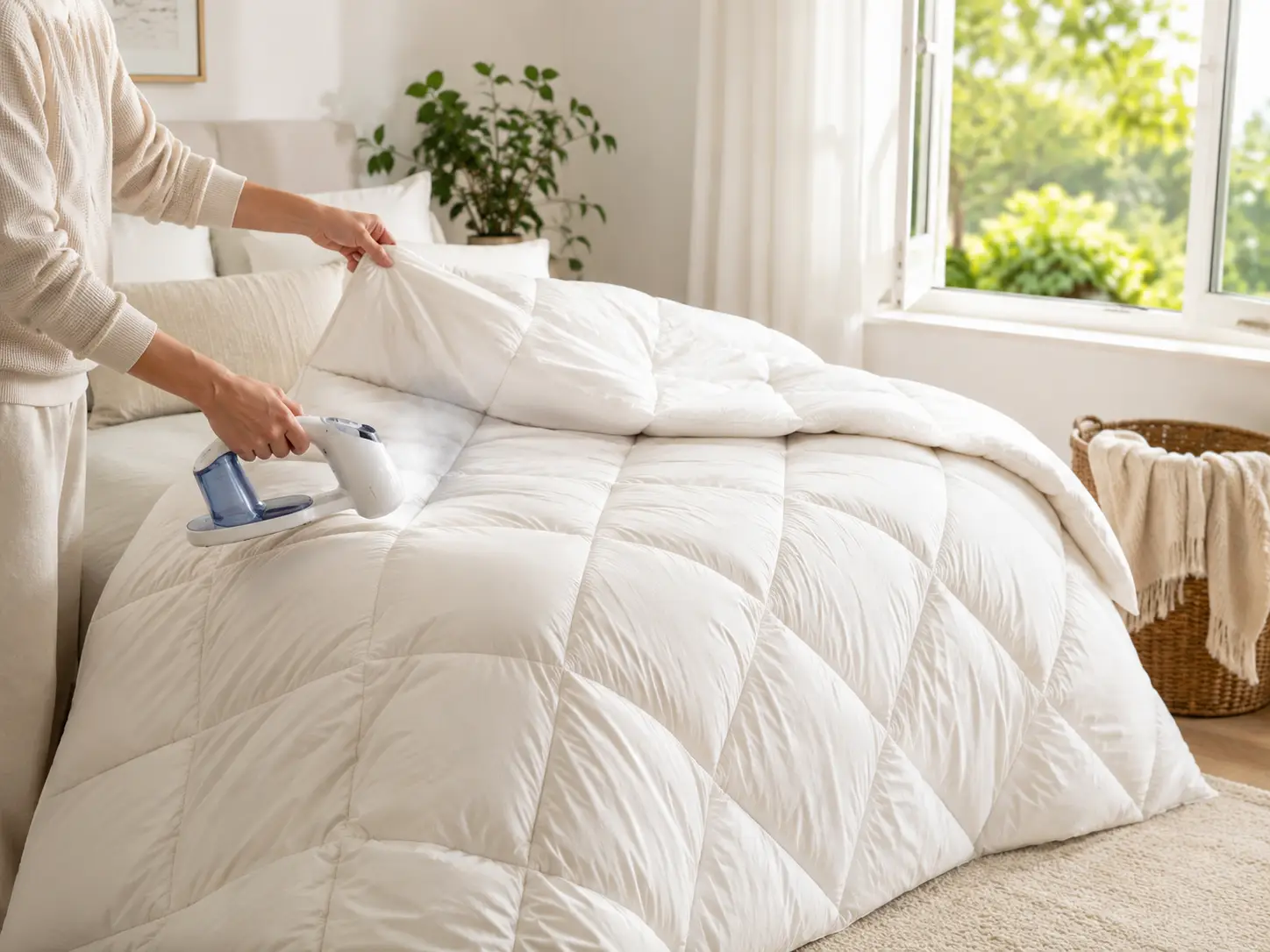 best ways to refresh dry clean only comforters at home